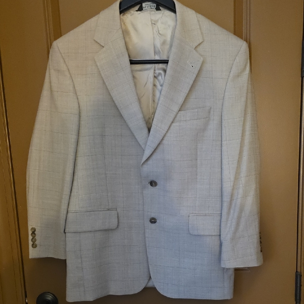 Men's Jos A Bank Sport Coat, Tan, 40 S